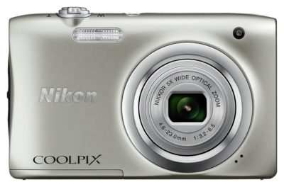 Nikon - Coolpix A100 20MP 5x - Zoom - Compact Camera - Silver